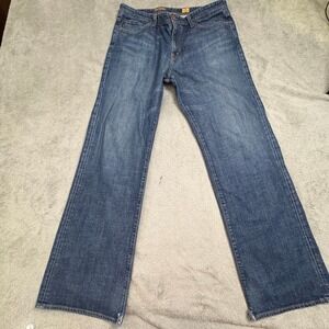 AG Adriano Goldschmied Men's Straight Jeans - Blue